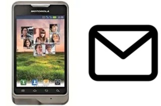 Set up mail in Motorola XT390