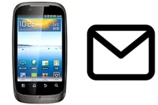 Set up mail in Motorola XT532