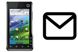 Set up mail in Motorola XT701