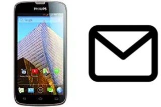 Set up mail in Philips W8555