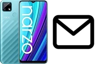 Set up mail in Realme Narzo 30A