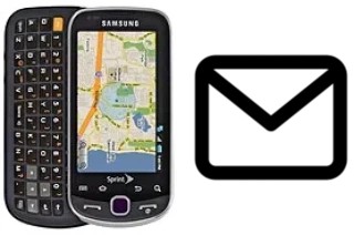 Set up mail in Samsung Intercept