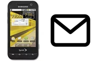 Set up mail in Samsung Conquer 4G