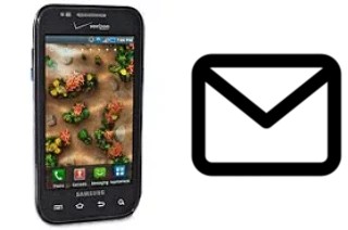 Set up mail in Samsung Fascinate