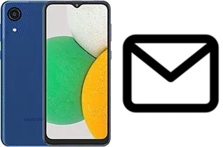 Set up mail in Samsung Galaxy A03 Core