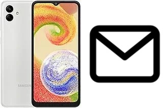 Set up mail in Samsung Galaxy A04