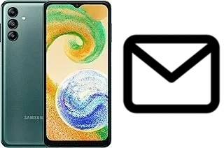 Set up mail in Samsung Galaxy A04s