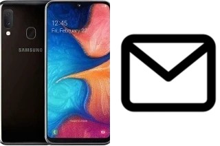 Set up mail in Samsung Galaxy A20e