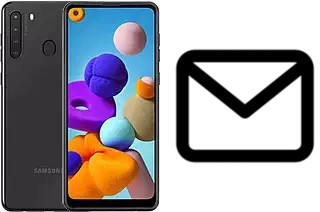 Set up mail in Samsung Galaxy A21