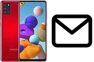 Set up mail in Samsung Galaxy A21s