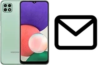 Set up mail in Samsung Galaxy A22 5G