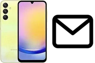 Set up mail in Samsung Galaxy A25