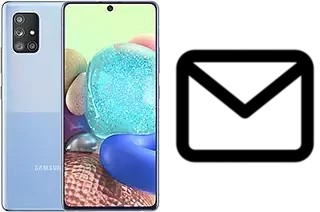 Set up mail in Samsung Galaxy A Quantum