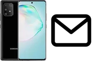 Set up mail in Samsung Galaxy A91