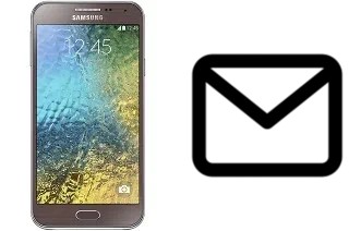 Set up mail in Samsung Galaxy E5