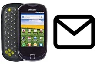 Set up mail in Samsung Galaxy Q T589R