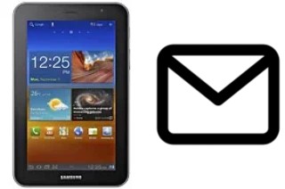 Set up mail in Samsung P6200 Galaxy Tab 7.0 Plus