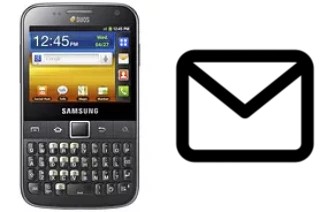 Set up mail in Samsung Galaxy Y Pro Duos B5512