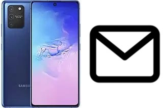 Set up mail in Samsung Galaxy S10 Lite