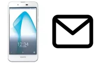 Set up mail in Sharp Aquos L