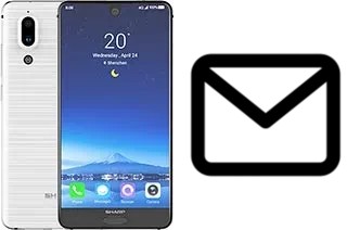 Set up mail in Sharp Aquos S2