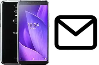 Set up mail in Sharp Aquos V