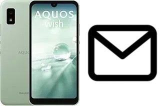 Set up mail in Sharp Aquos wish