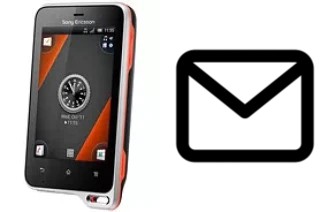 Set up mail in Sony Ericsson Xperia active