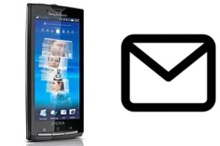 Set up mail in Sony Ericsson Xperia X10