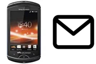 Set up mail in Sony Ericsson WT18i