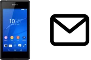 Set up mail in Sony Xperia E3 4G