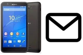 Set up mail in Sony Xperia E4