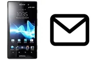 Set up mail in Sony Xperia ion HSPA