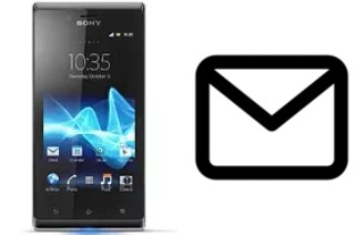 Set up mail in Sony Xperia J