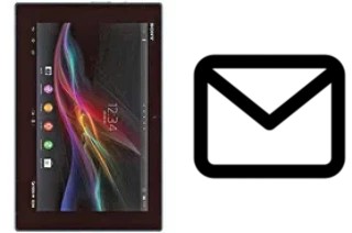 Set up mail in Sony Xperia Tablet Z Wi-Fi