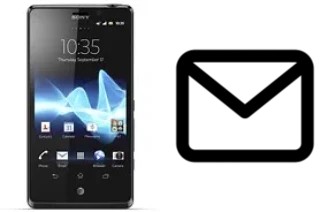 Set up mail in Sony Xperia T LTE