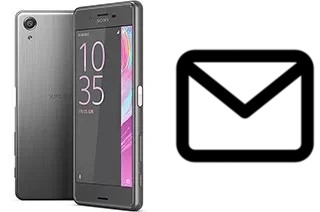 Set up mail in Sony Xperia X Performance