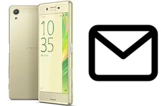 Set up mail in Sony Xperia X