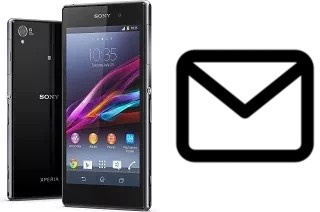 Set up mail in Sony Xperia Z1