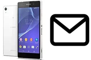 Set up mail in Sony Xperia Z2