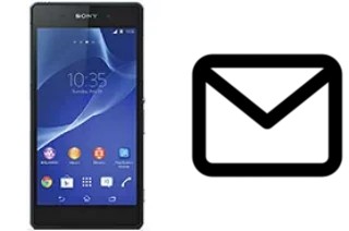 Set up mail in Sony Xperia Z2a