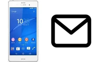 Set up mail in Sony Xperia Z3