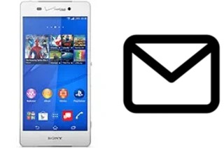 Set up mail in Sony Xperia Z3v