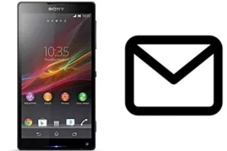 Set up mail in Sony Xperia ZL