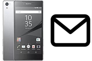 Set up mail in Sony Xperia Z5 Premium