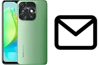 Set up mail in Tecno Spark 10C