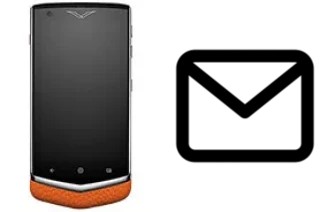 Set up mail in Vertu Constellation 2013