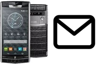 Set up mail in Vertu Signature Touch