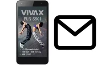 Set up mail in Vivax Fun S501