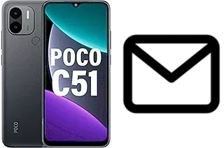 Set up mail in Xiaomi Poco C51